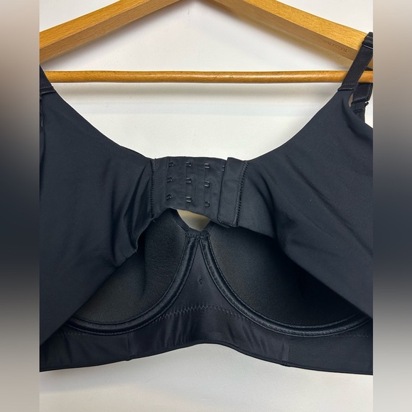 Leonida Bra Black Women Comfortable Underwired Plus Size 40 lightweight - Picture 7 of 12